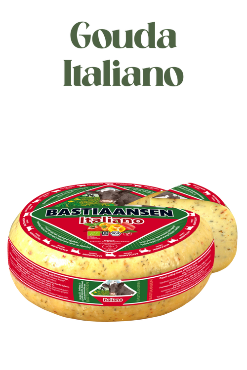 Gouda Italiano – Cremiger Schnittkäse mit Tomate & Olive