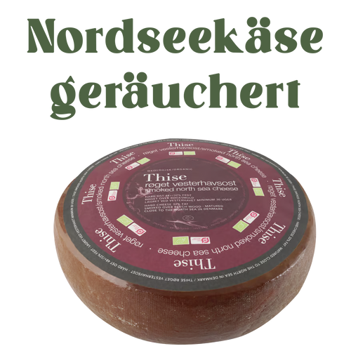Thise Nordseekäse Geräuchert – Würziger Bio-Hartkäse mit Rauchnote