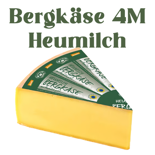 Demeter Bergkäse G.T.S. 4M – Würziger Heumilch-Käse (Rohmilch & vegetarisch)