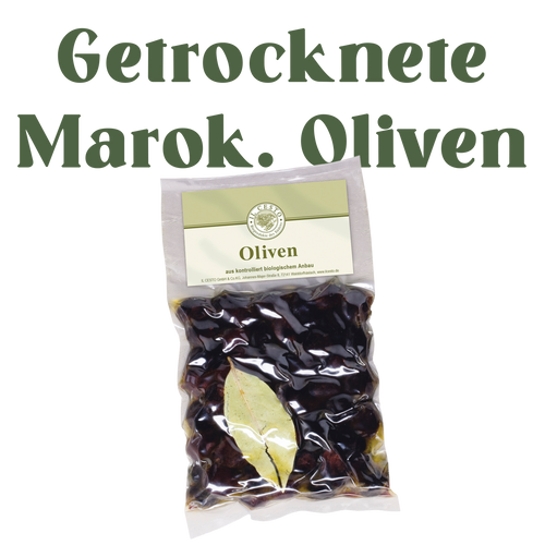 Getrocknete Marokkanische Oliven