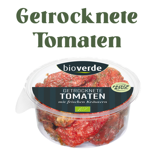 Getrocknete Tomaten in Olivenöl