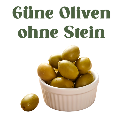Grüne Bio Oliven - ohne Stein